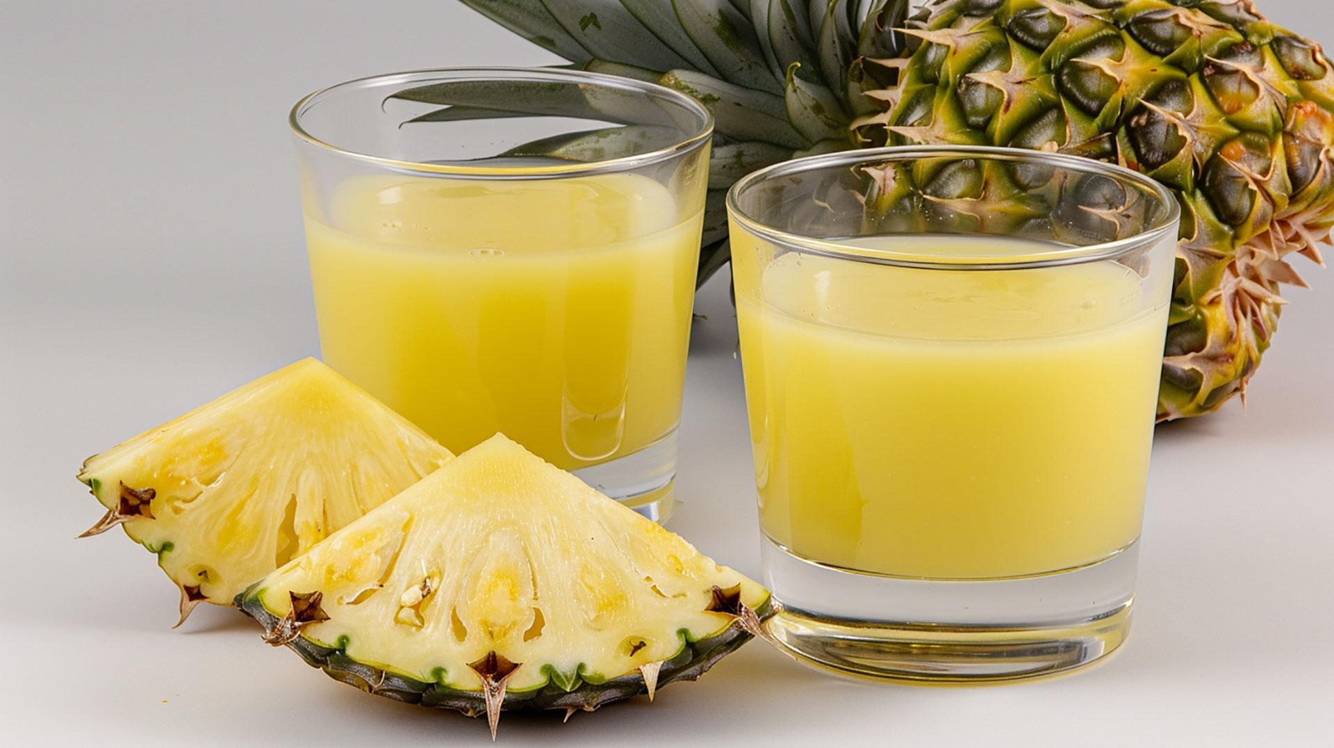 High-Quality Pineapple Juice Pictures for Social Media Marketing