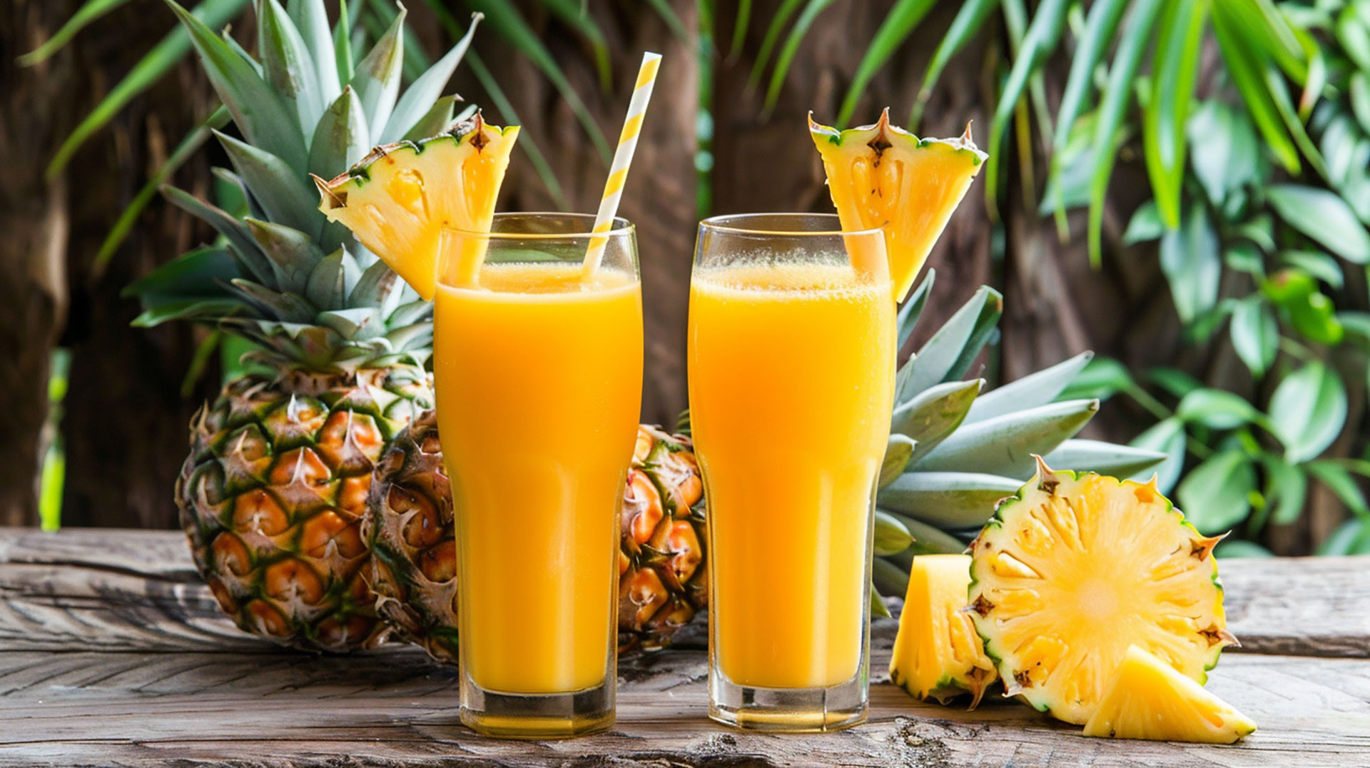 High-Quality Pineapple Juice Images for 8K Screens