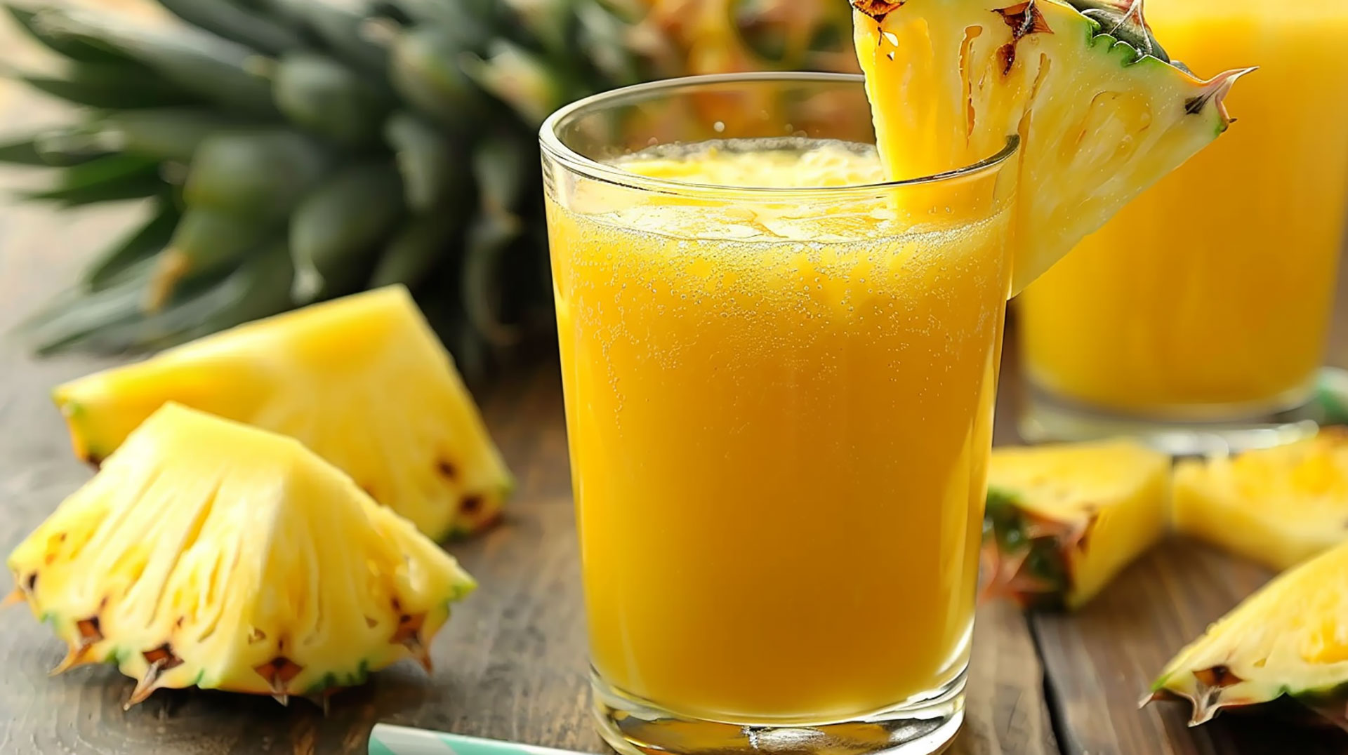 High-Resolution Pineapple Juice Images for 4K Displays