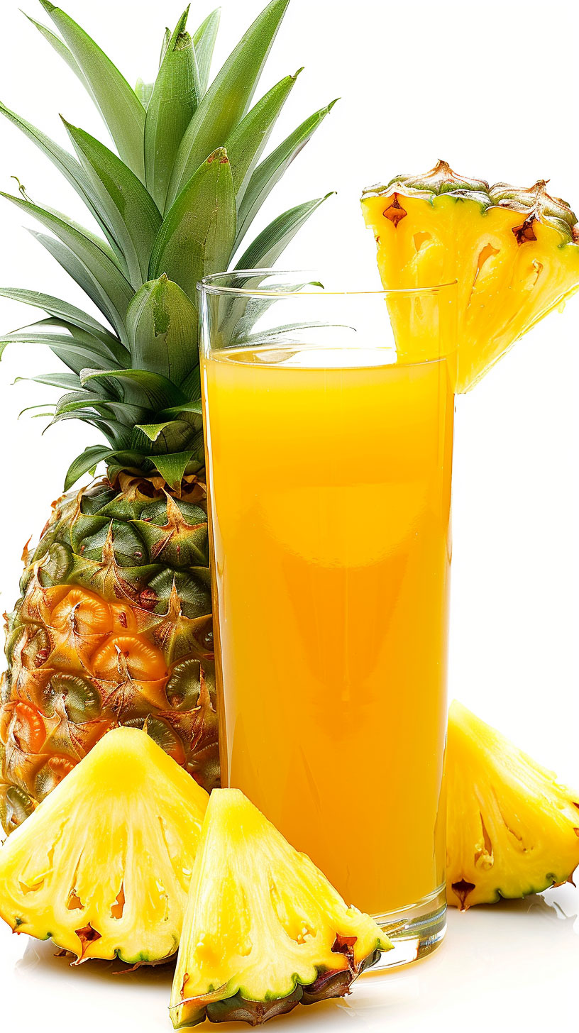 Vibrant Pineapple Juice Pictures for Samsung Galaxy S20 and Xiaomi