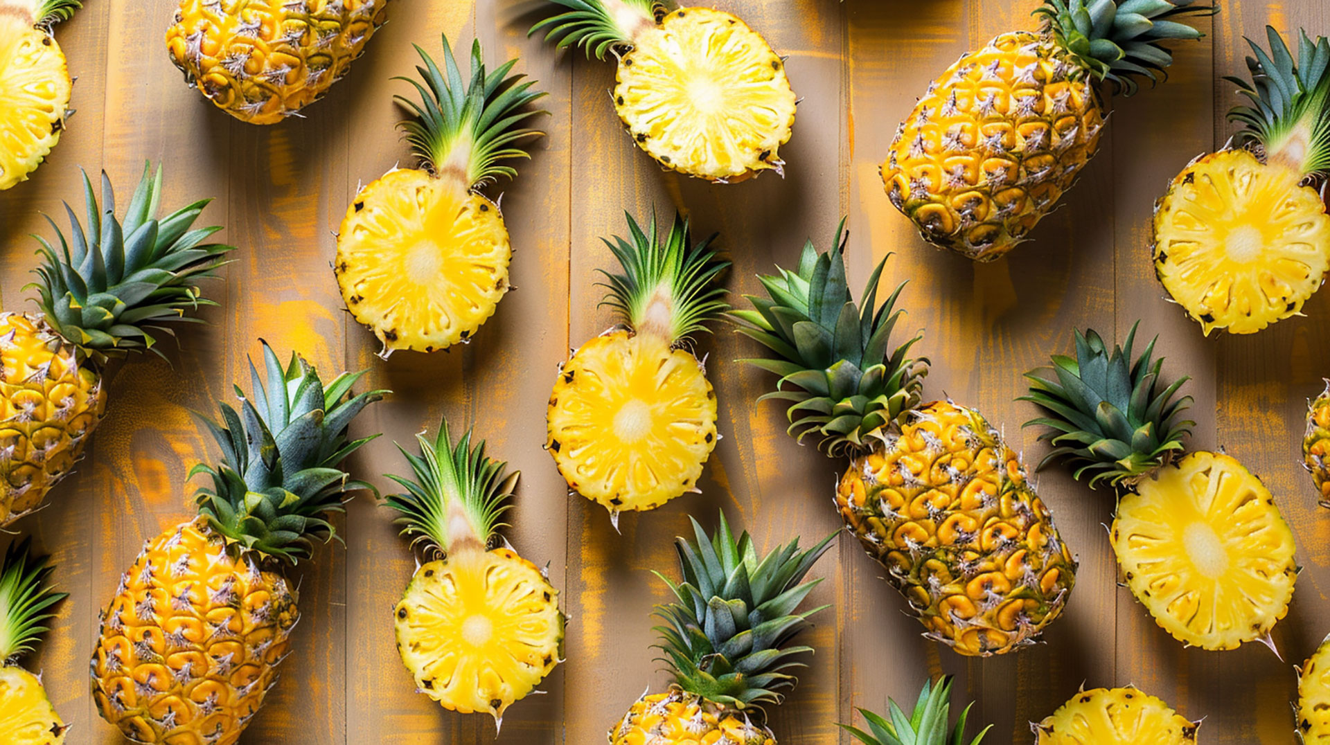 Refreshing Aesthetic Pineapple Picture for Desktop Background