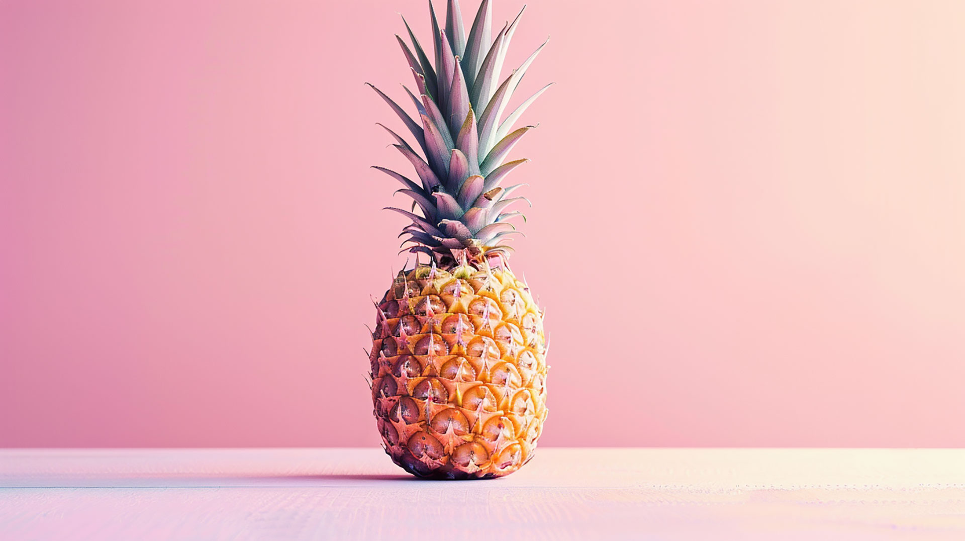 Aesthetic Pineapple HD Wallpaper for 16:9 Screens