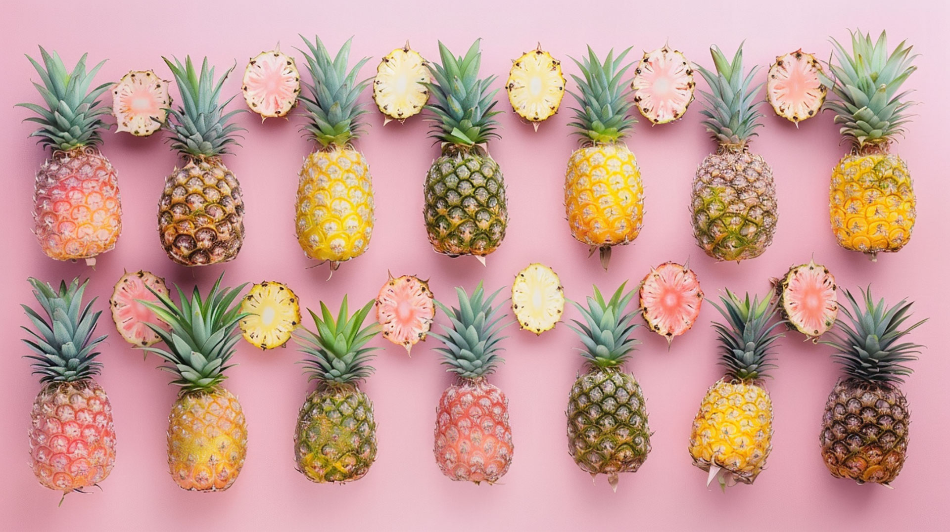 Pineapple Aesthetic Image for Digital Backgrounds