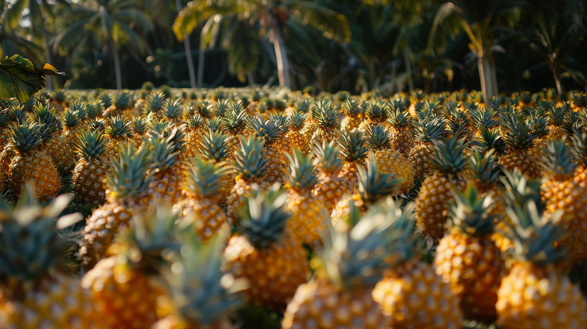 Pineapple Aesthetic Wallpaper for 16:9 Screens