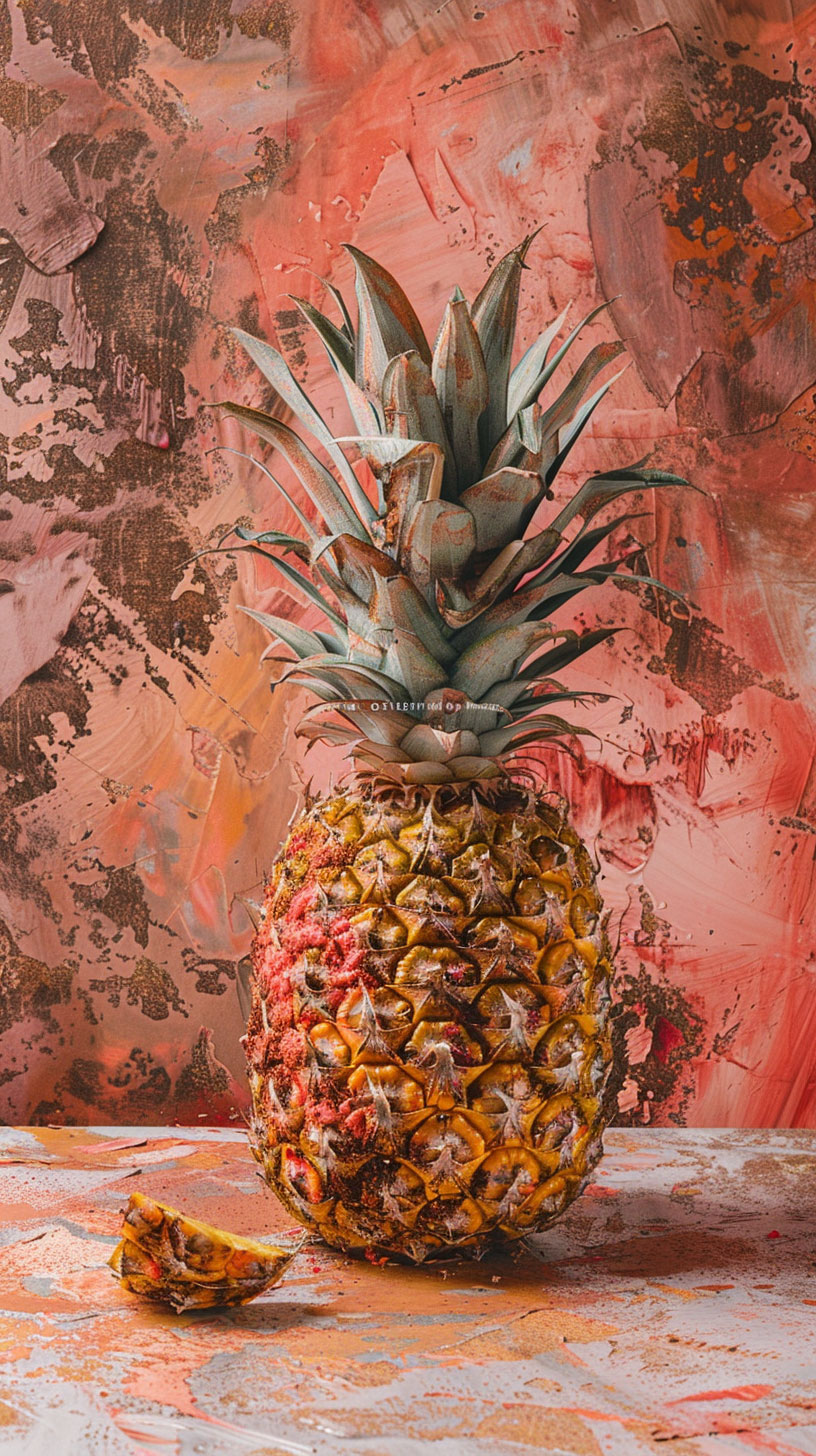 Aesthetic Pineapple Backgrounds for Mobile Screens: Download Now