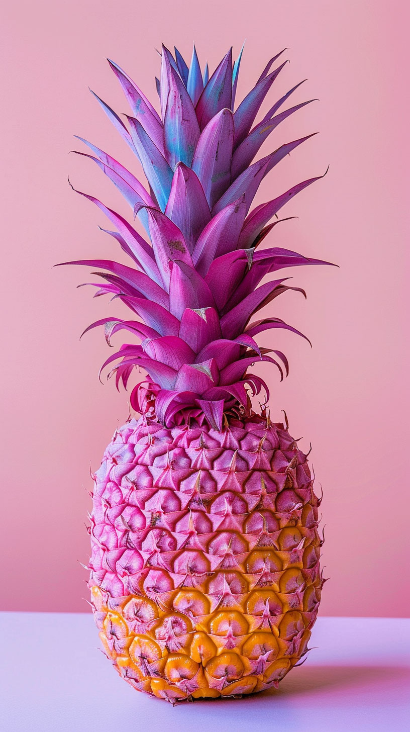 Aesthetic Pineapple Wallpaper in High-Resolution for Mobile Viewing