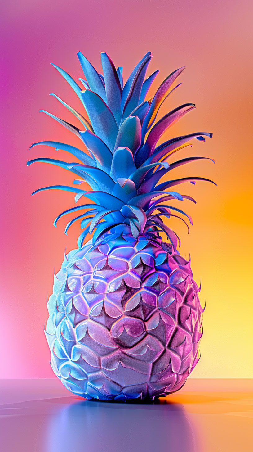 Fresh Pineapple HD Wallpaper for Samsung Galaxy and iPhone Models