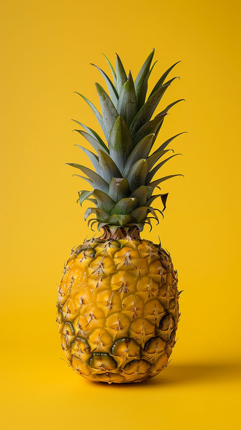 Vibrant Pineapple Wallpaper for Your Smartphone