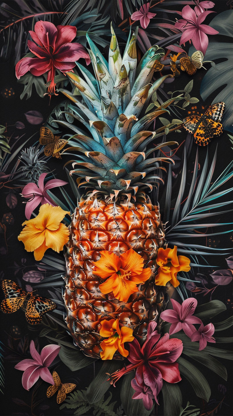 Pineapple Aesthetic Wallpaper for Samsung Galaxy