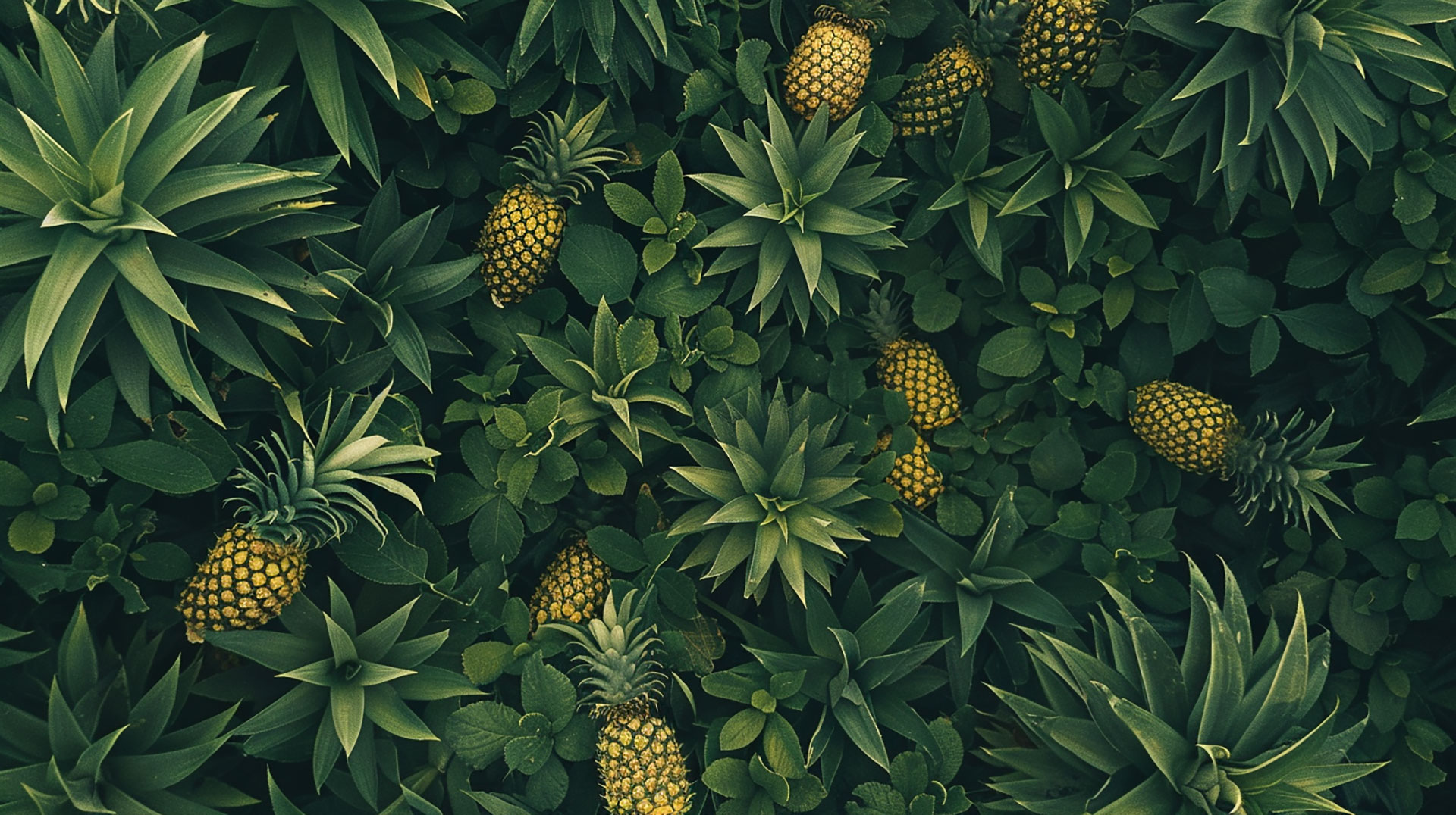 Vibrant Pineapple Bush Photos in Ultra HD 4K and 8K Resolutions