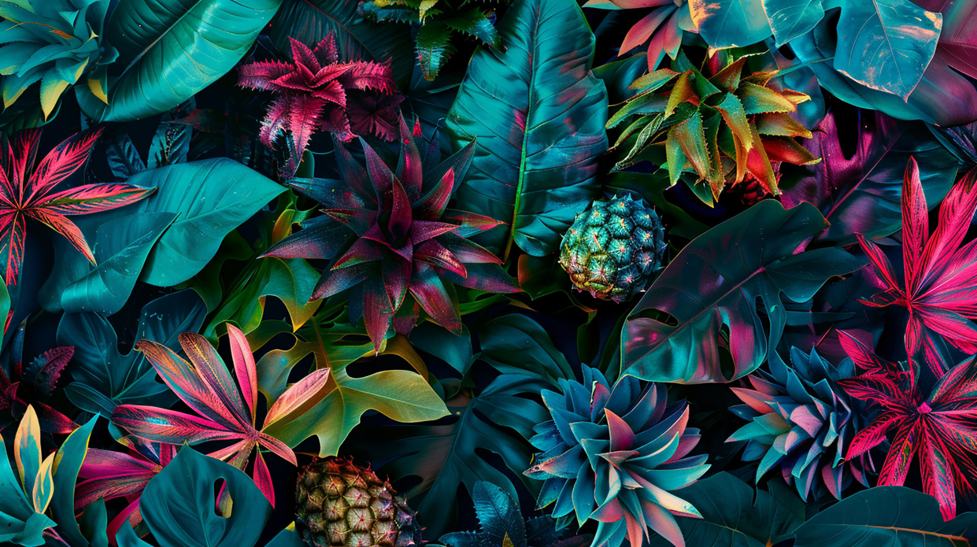 Vibrant Pineapple Bush Photos in Ultra HD 4K and 8K Resolutions