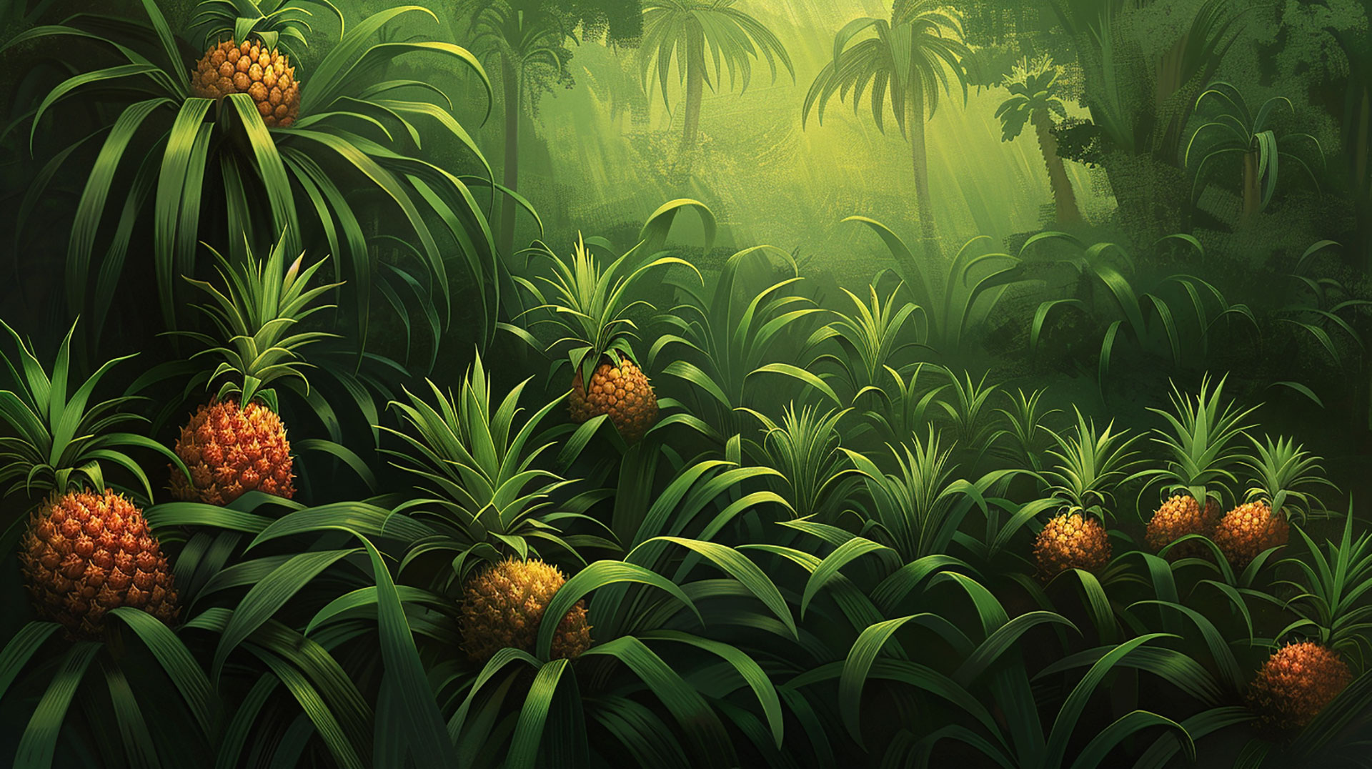 Vibrant Pineapple Bush Images Perfect for Desktop Wallpaper