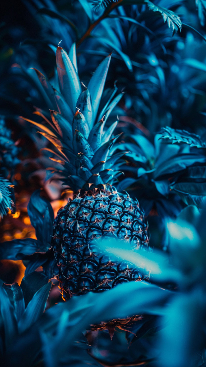 Vibrant Pineapple Bush Photos in Ultra HD 4K and 8K Resolutions, Perfect for iPhone and Android