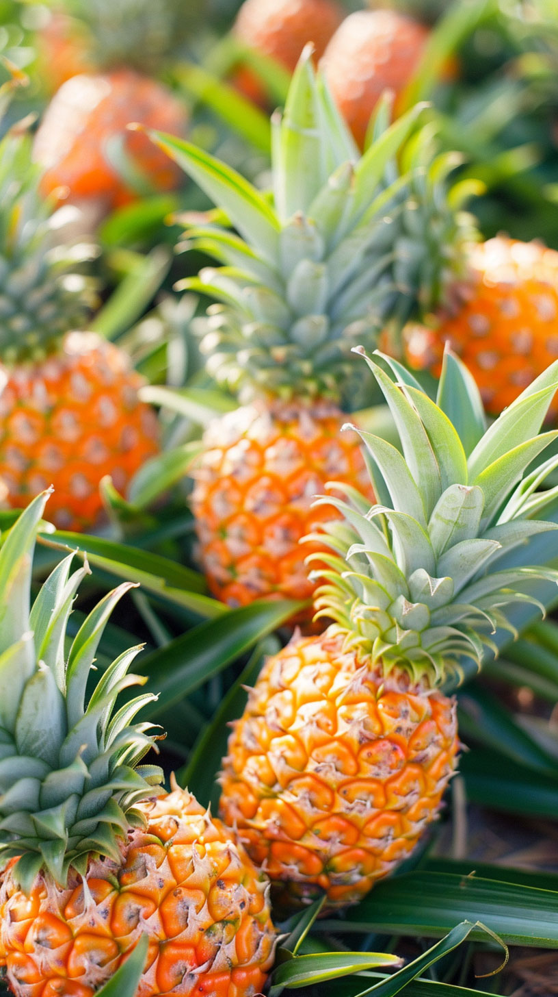 High-Resolution Pineapple Bush Pictures: Suitable for Any Screen Size on Mobile Phones