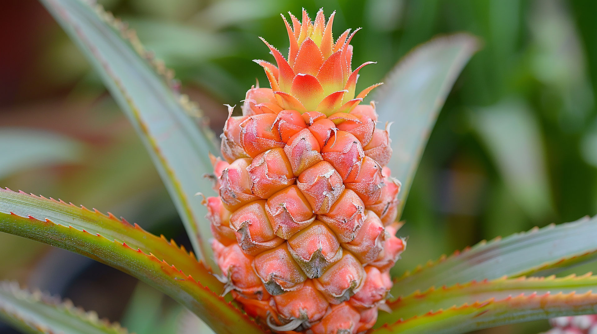 Explore the Beauty of Pineapple Bushes with HD Photography