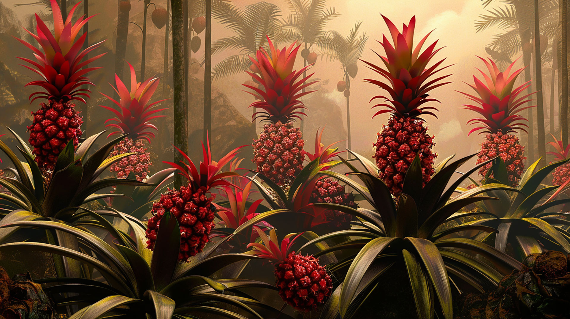 Stunning Pineapple Bush Pics Available in 8K Resolution