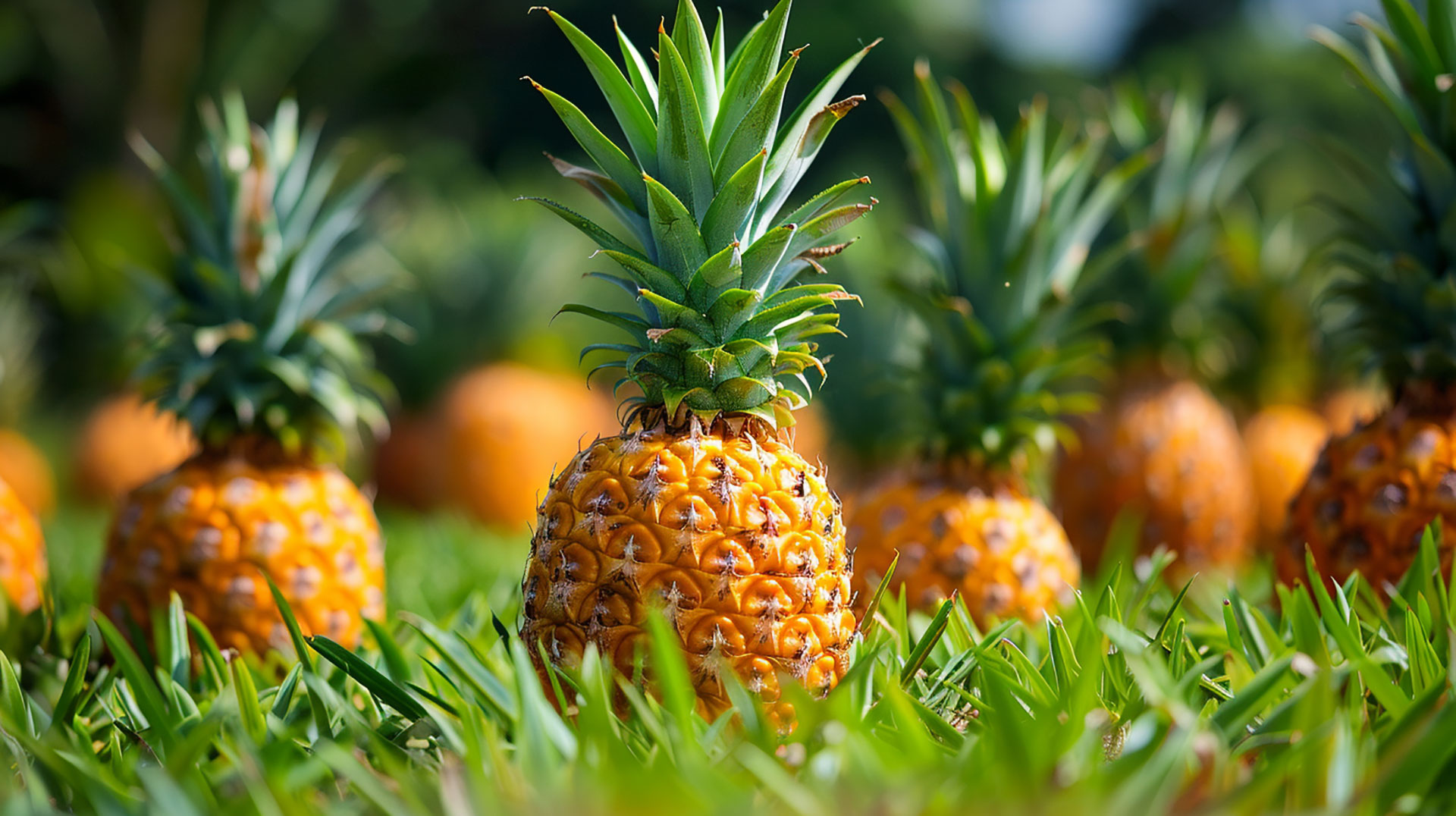 Gorgeous Pineapple Bush Images in 4K Ultra HD Quality