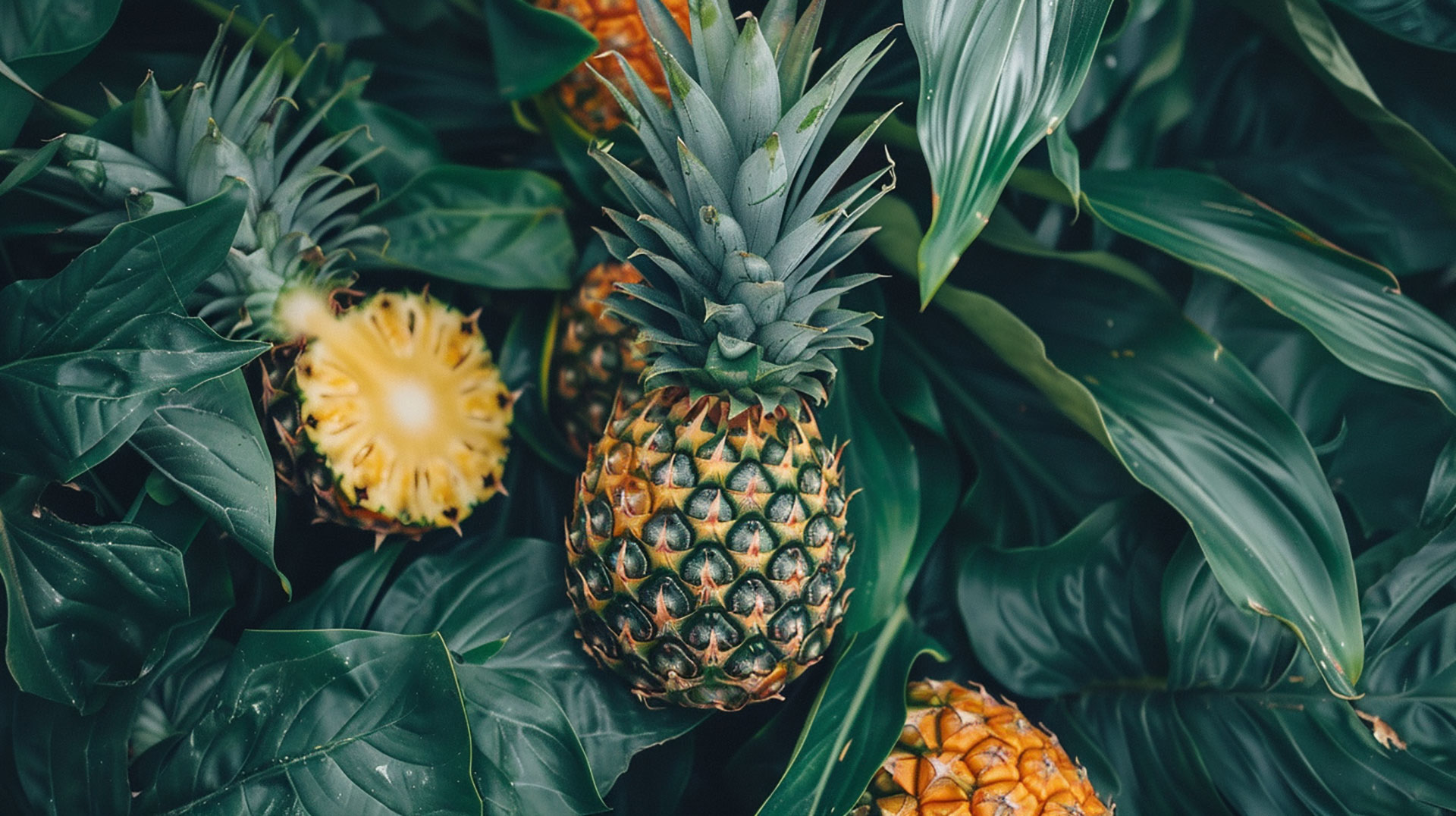 Tropical Delight: Pineapple Bush Images for Visual Inspiration