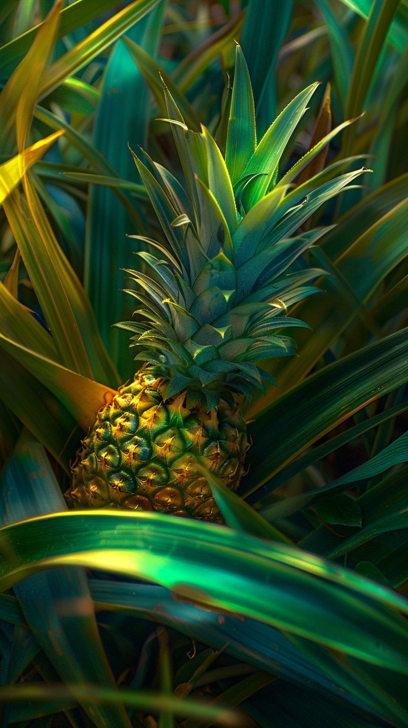 Captivating Pineapple Bush Images for Your Android Device