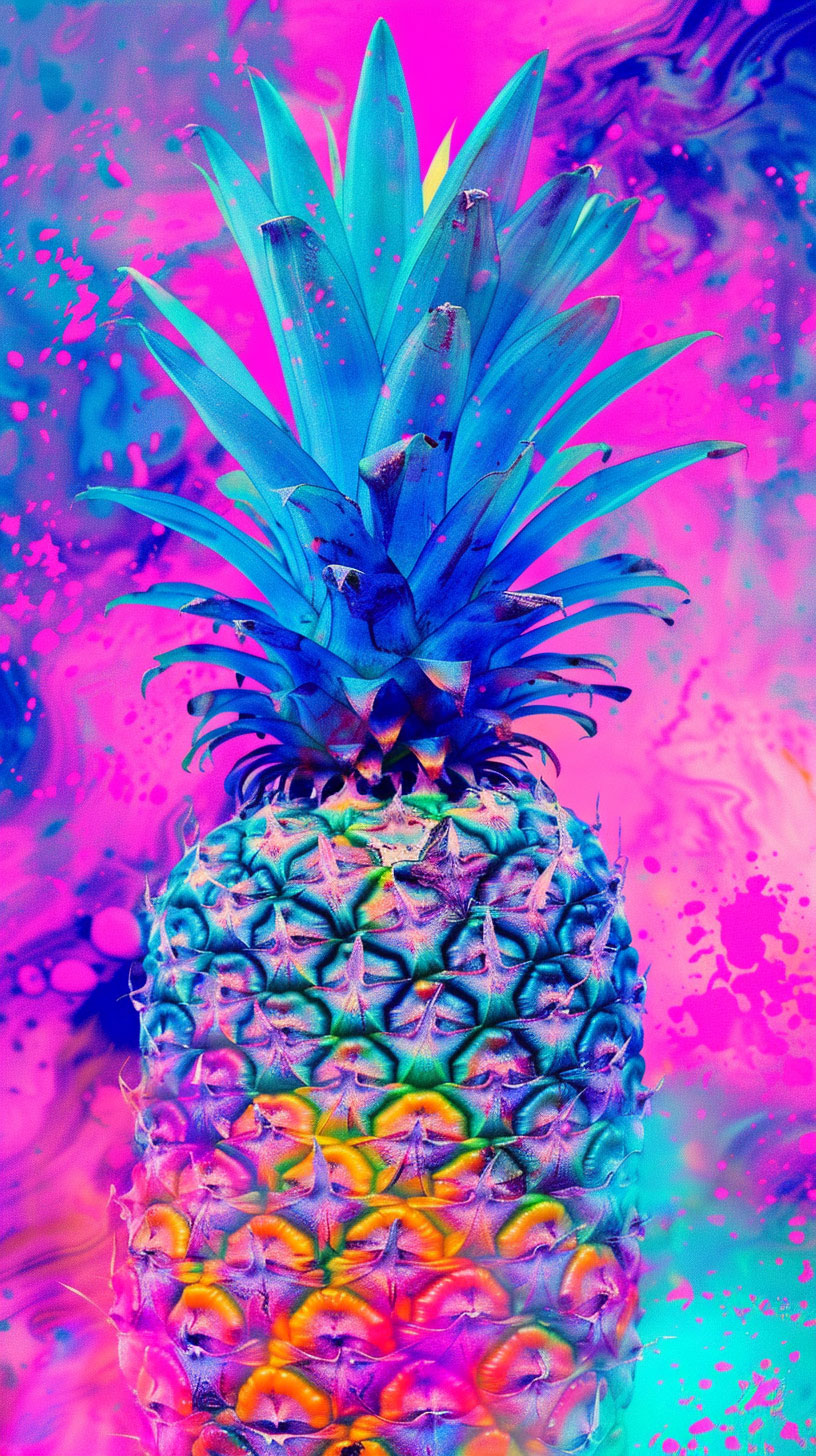 Enjoy Vibrant Pineapple Bush Images on Your Mobile Device