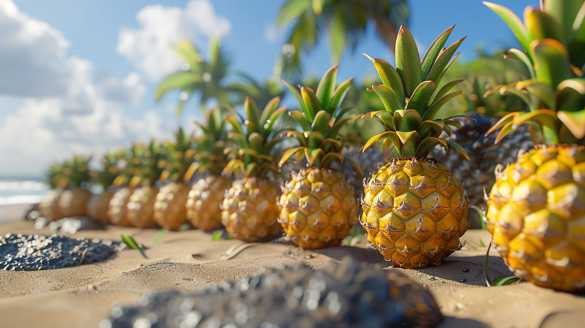 Enhance Your Desktop with a Stunning Pineapple Wallpaper