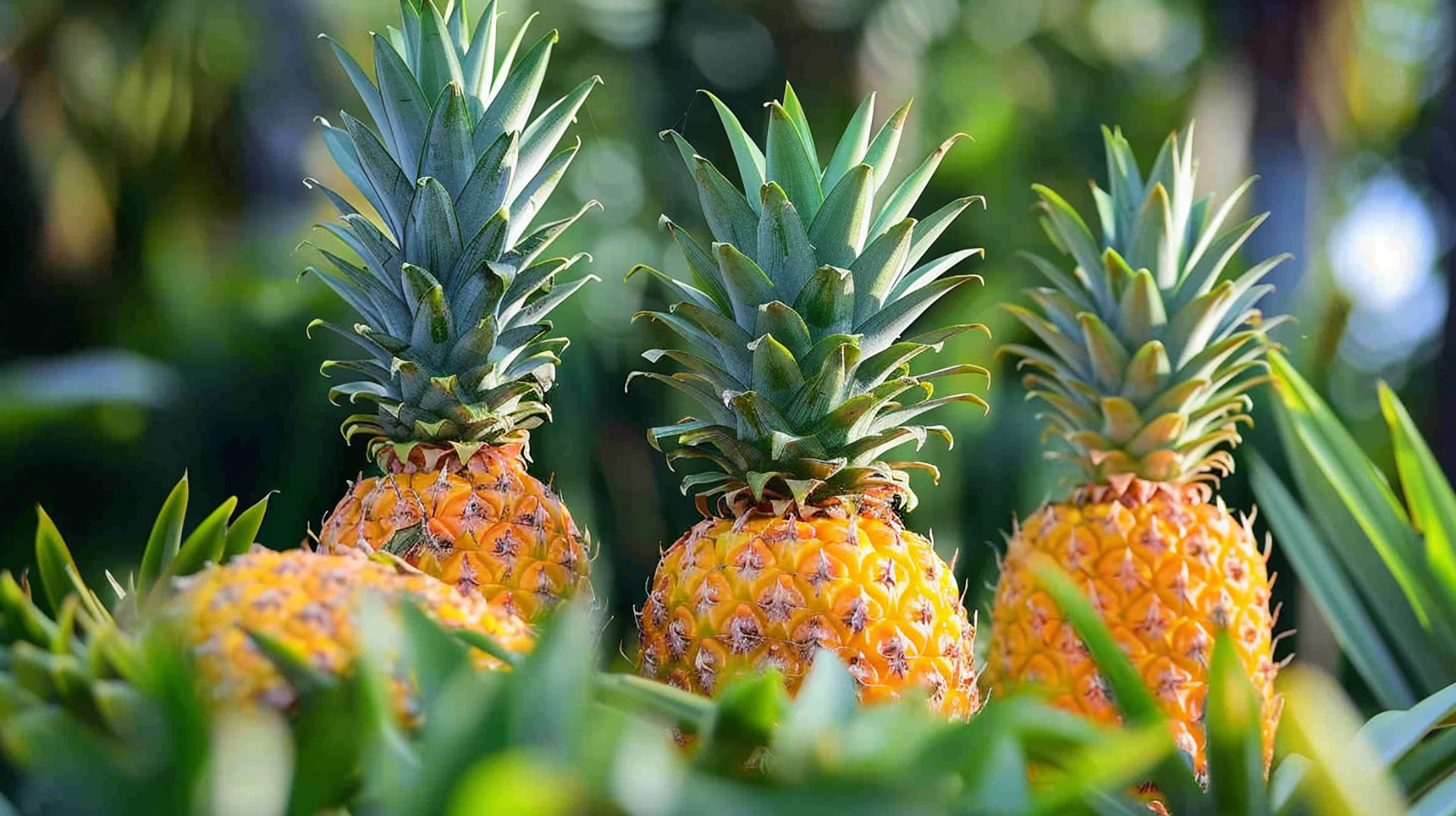 Vibrant Pineapple Picture for Digital Backgrounds