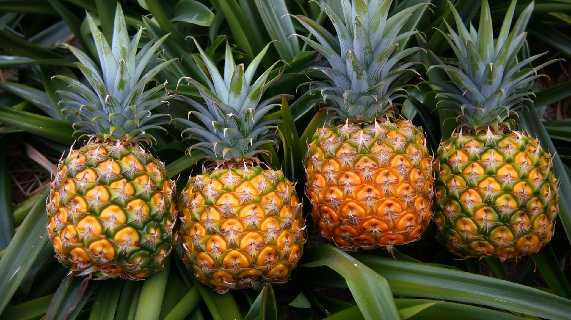 Enjoy a Refreshing Pineapple Image in 1920x1080 Resolution