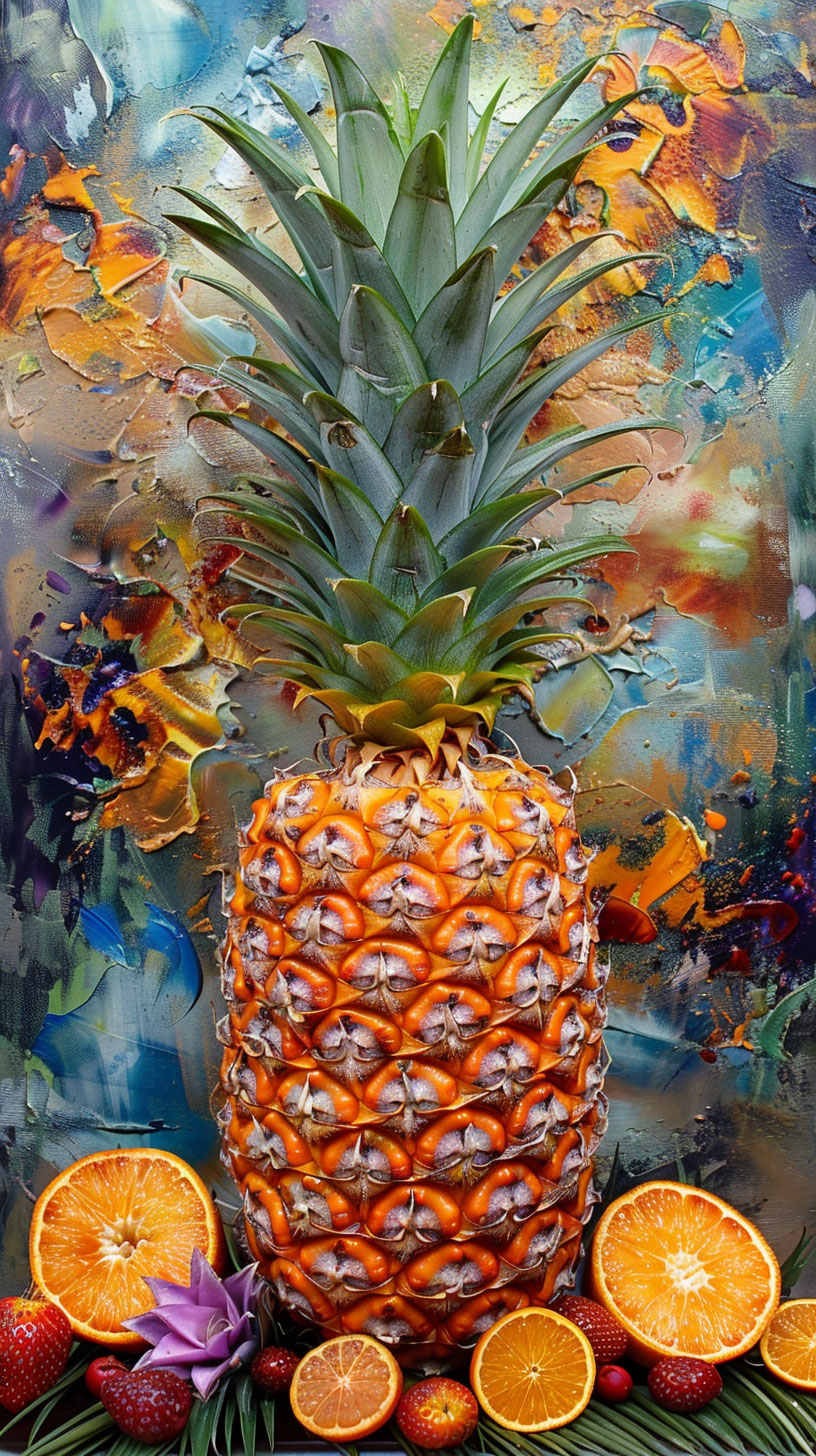 Download Pineapple Picture for Mobile Wallpaper with Rich Colors