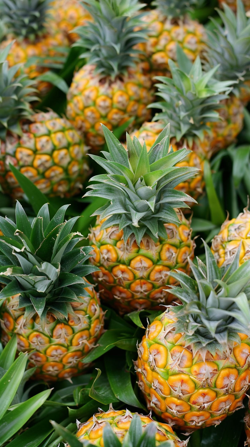 High-Quality Pineapple Image Available for Mobile Wallpaper Backgrounds