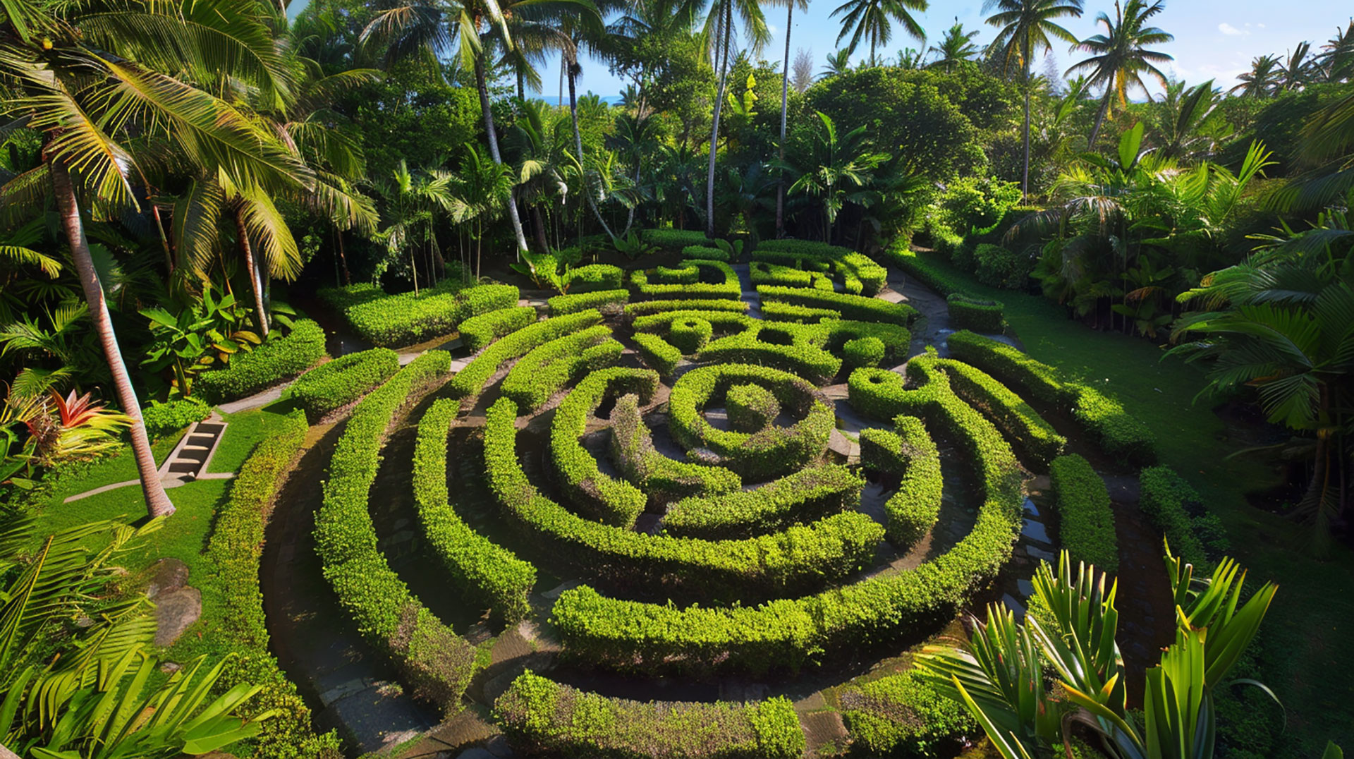 Explore Pineapple Garden Maze Wallpaper Selections