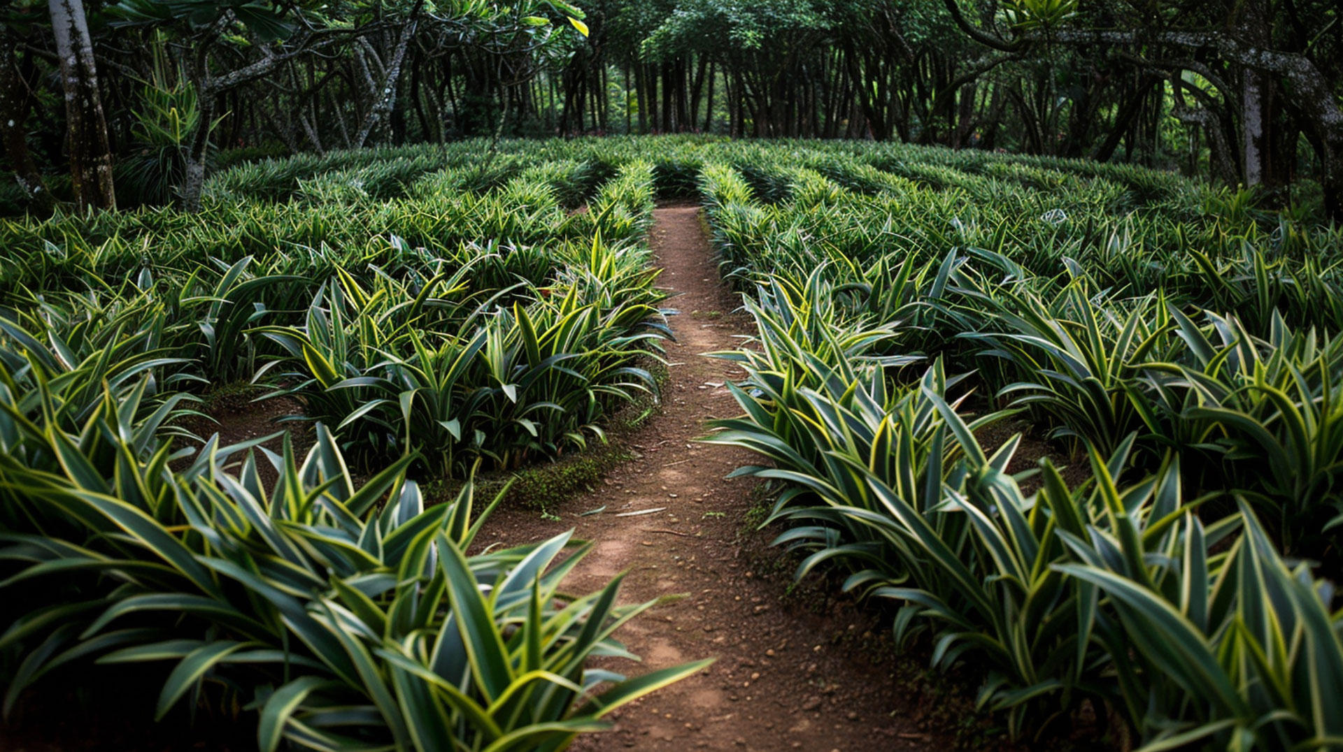 Discover Pineapple Garden Maze Photography in 8K Resolution