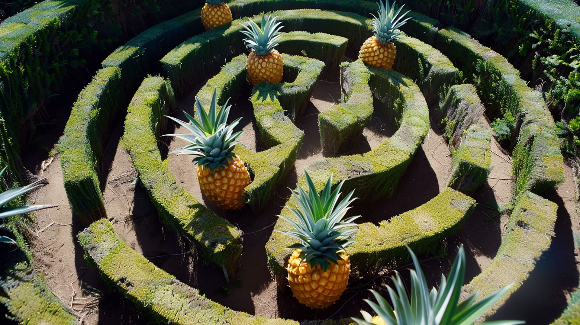 Stunning Pineapple Garden Maze Wallpapers for PCs