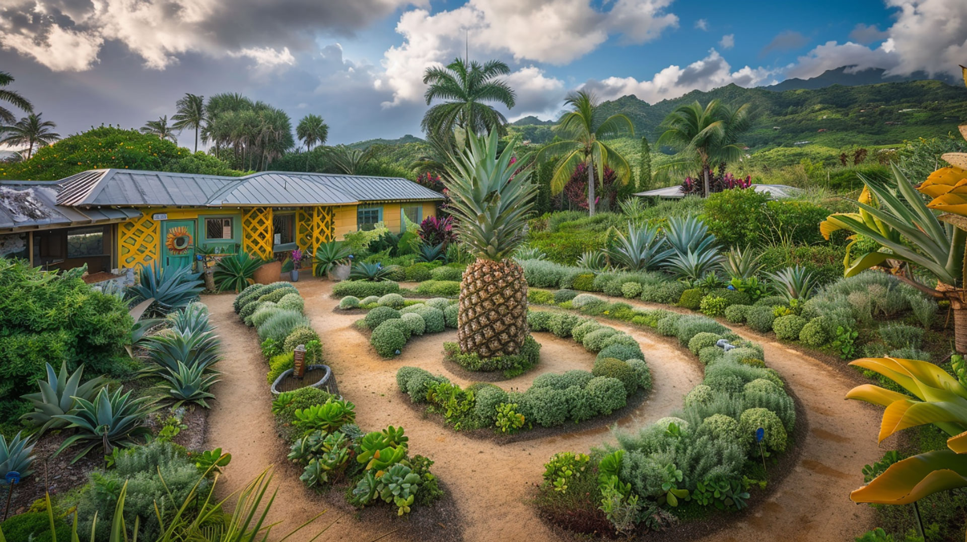 Free and Royalty-Free Pineapple Garden Maze Pictures