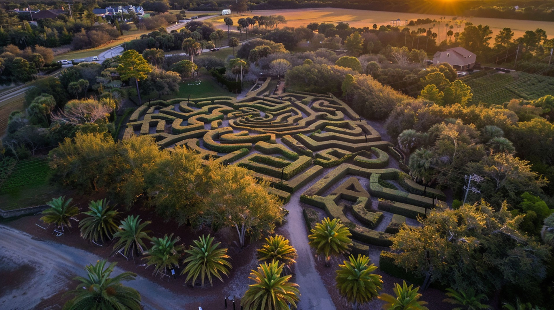 Captivating Pineapple Garden Maze Images for Wallpaper