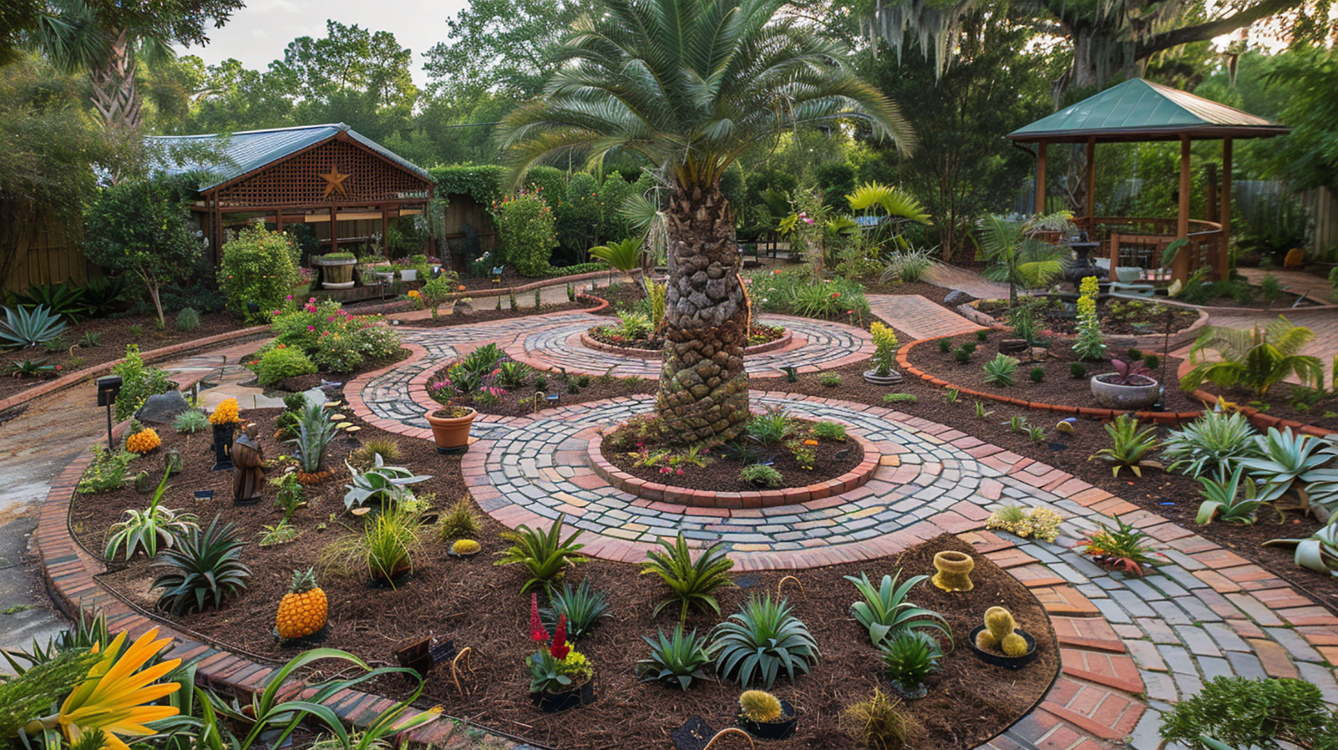 HD Pics of Pineapple Garden Maze for Digital Creations