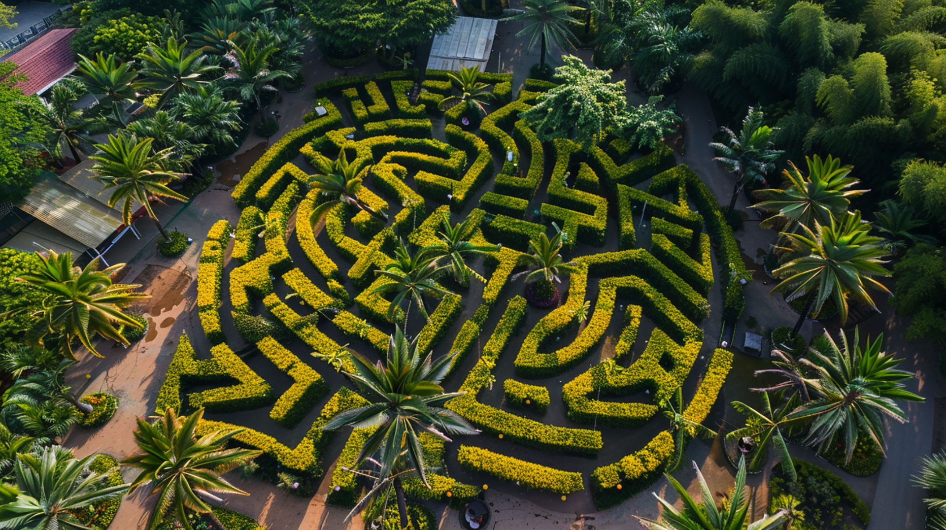 Download Ultra HD Pineapple Garden Maze Pictures