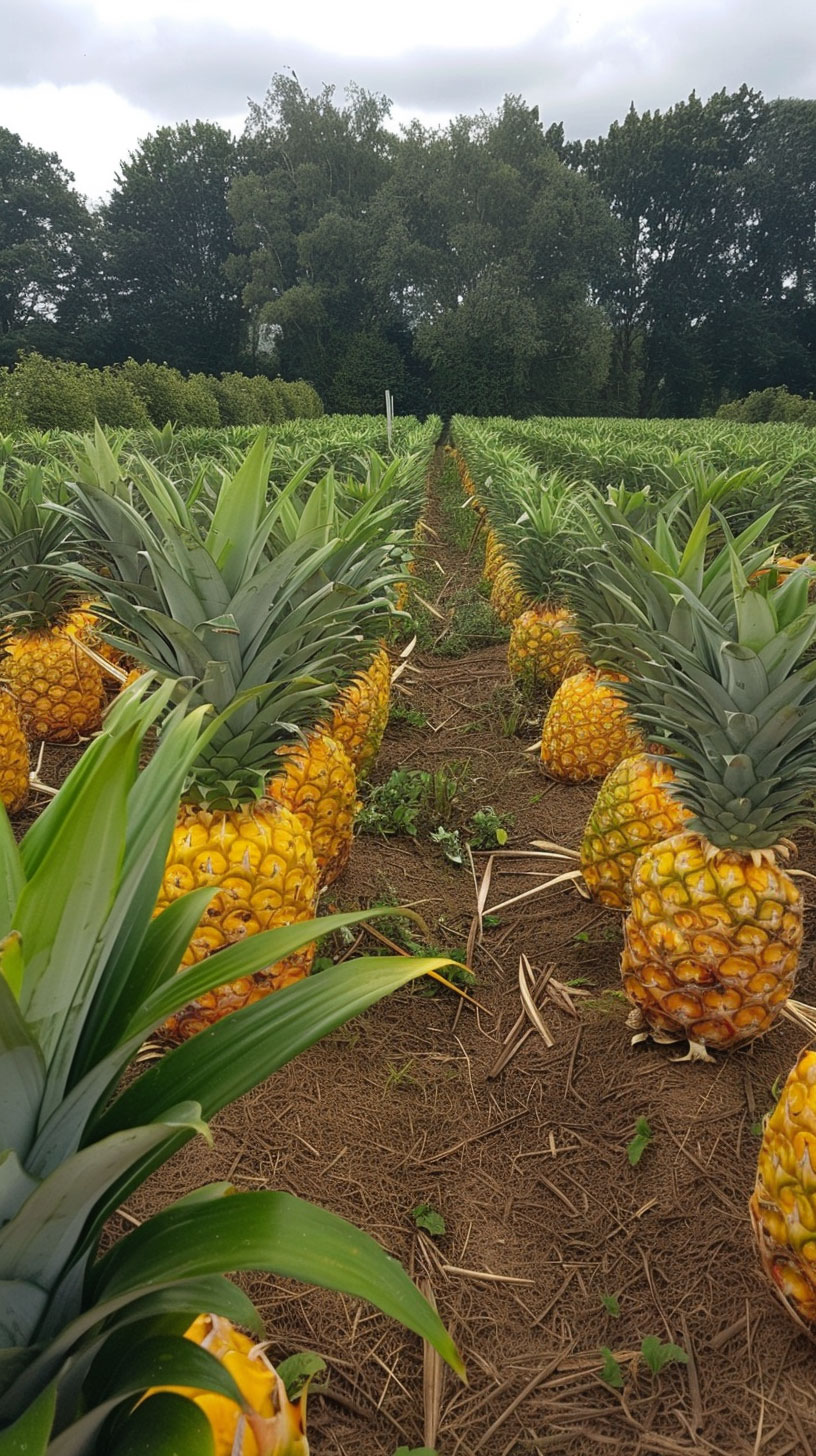 Pineapple Garden Maze Scenes Perfect for Mobile Backgrounds