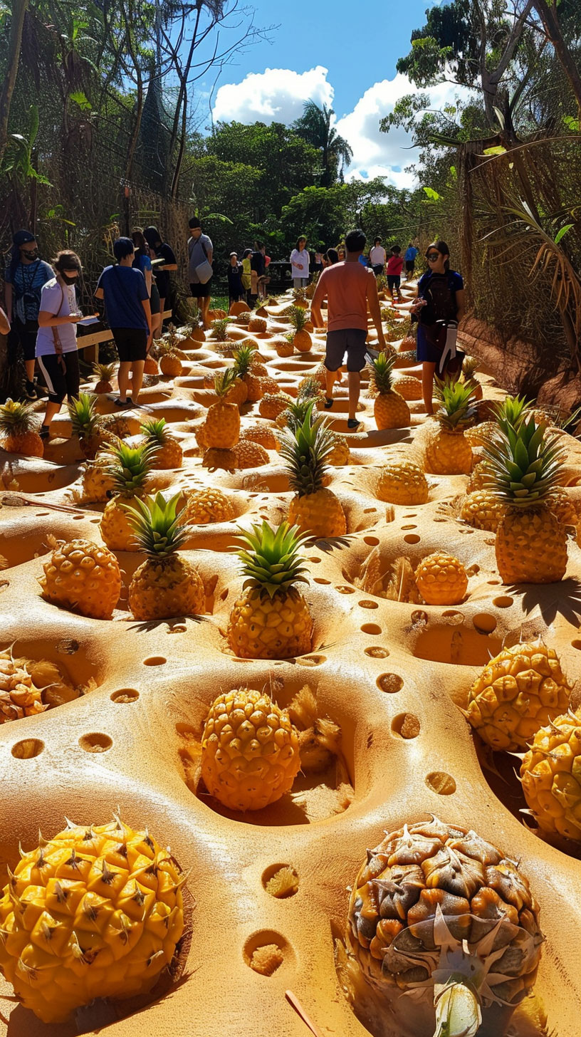 HD Pineapple Garden Maze Photos for Android Users