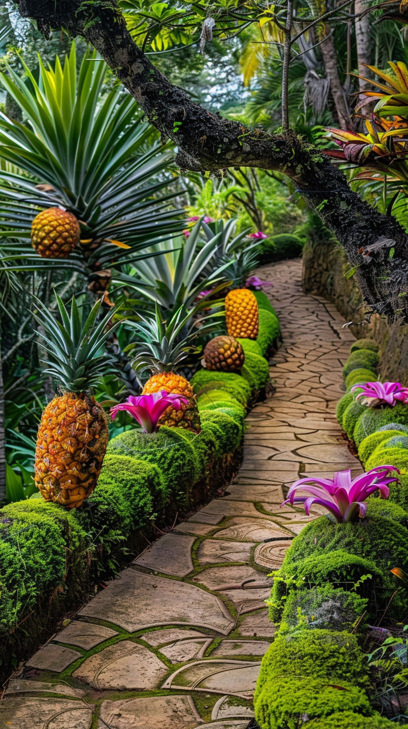 Royalty-Free Pineapple Garden Maze Images for iPhone