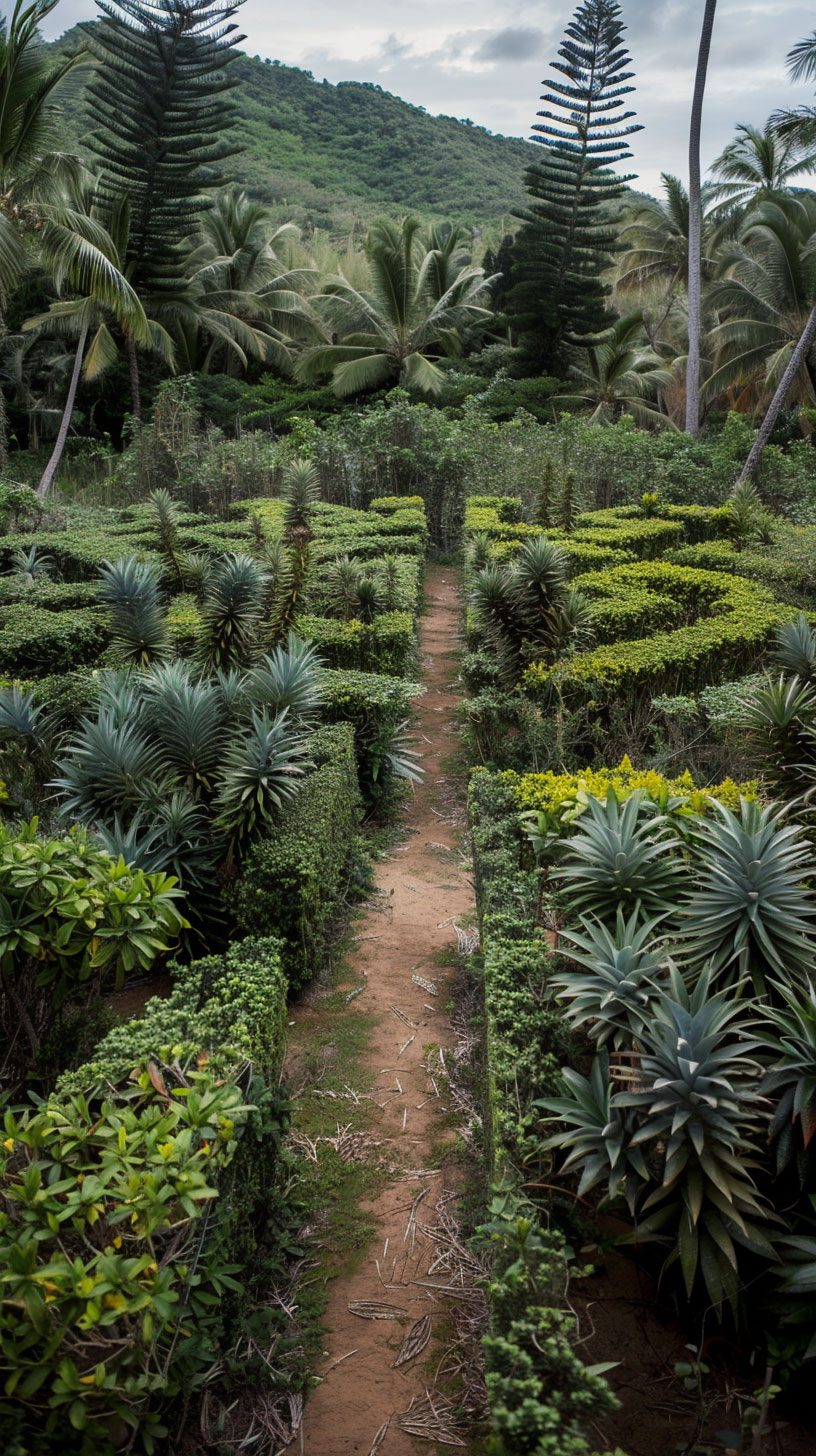 Pineapple Garden Maze Pictures Optimized for Mobile Viewing