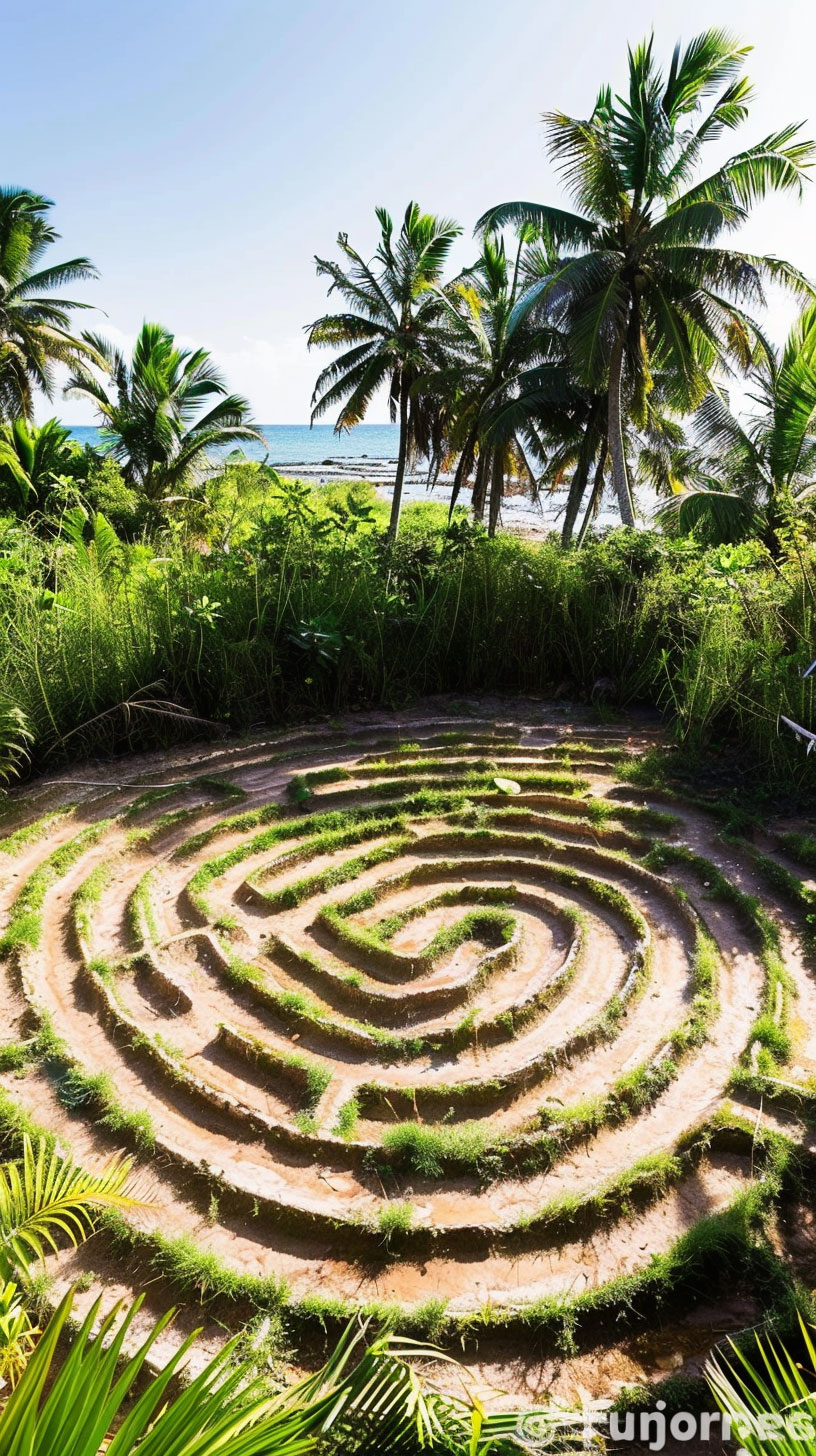 Pineapple Garden Maze Images Optimized for Mobile Devices