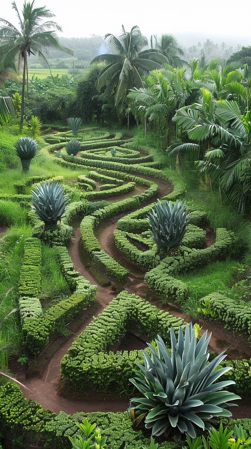 Explore Pineapple Garden Maze Photography on OnePlus Phones