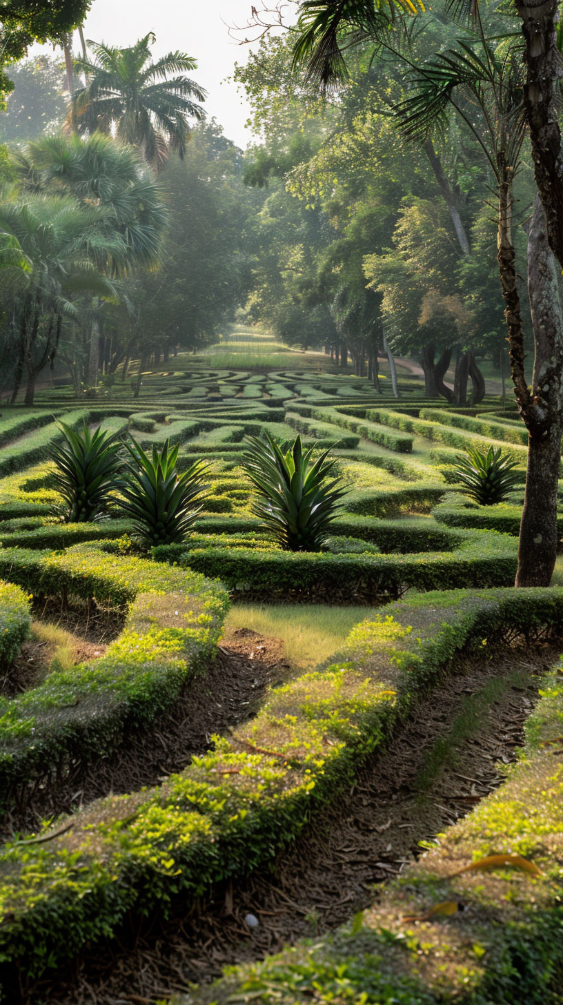 Pineapple Garden Maze Photography Tailored for iOS and Android