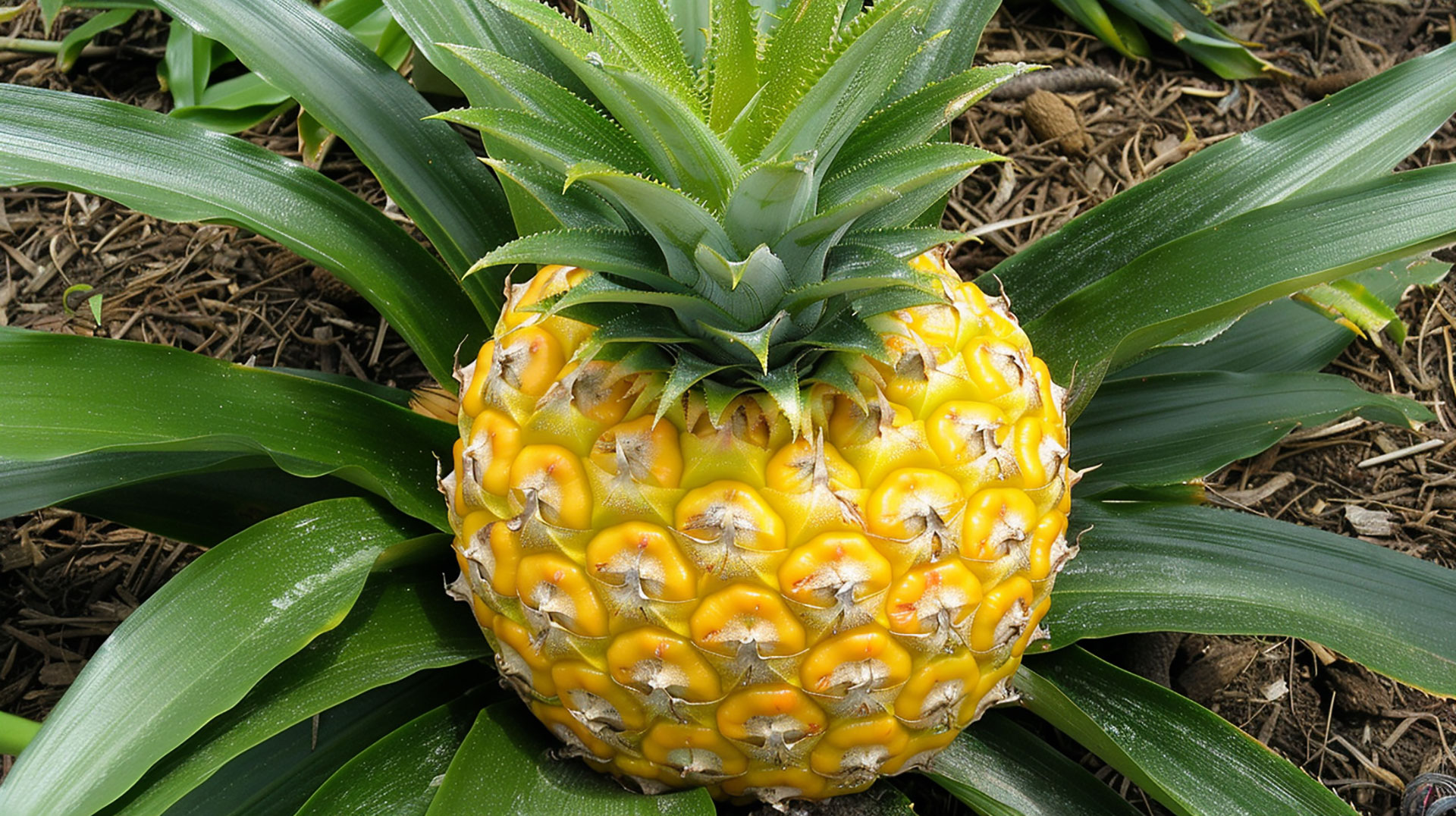 High-Quality Pineapple Plant Images for Digital Projects