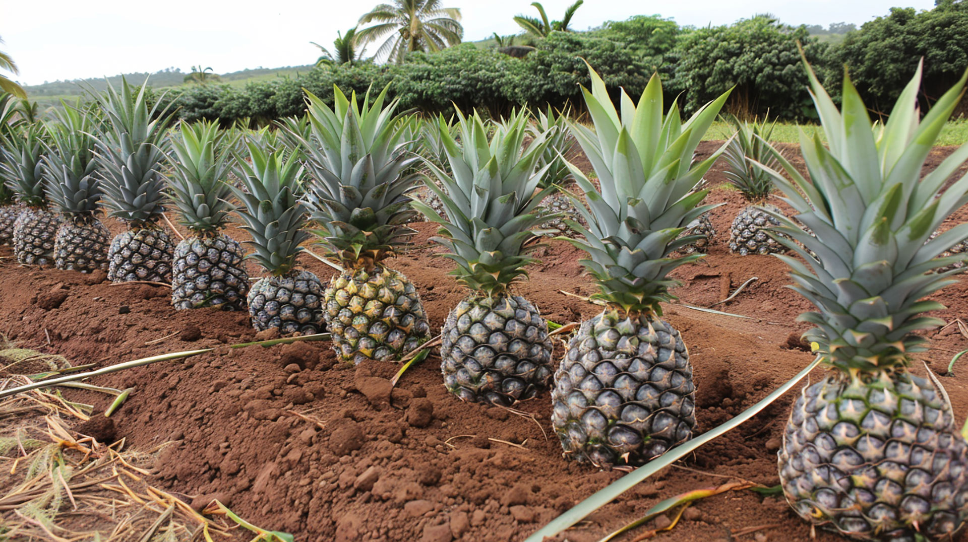 Download Vibrant Pineapple Plant Images in HD Quality for Free