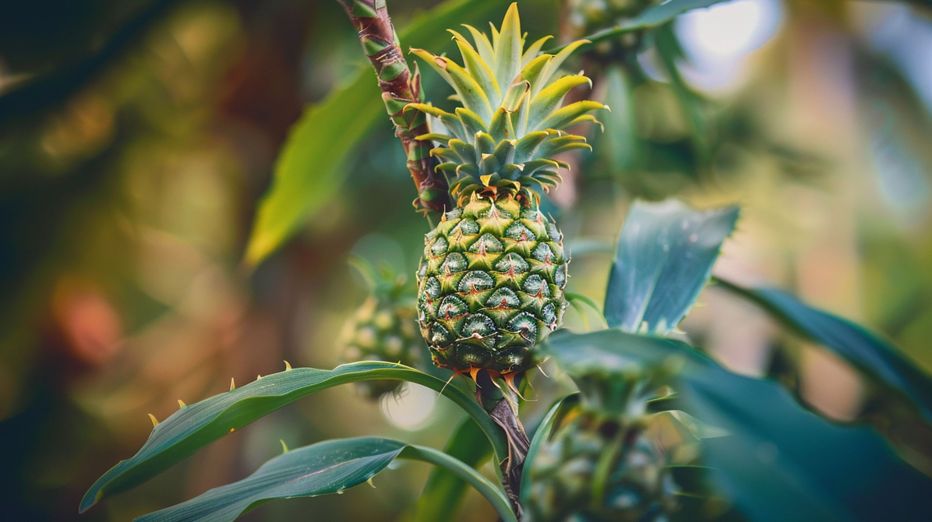 High-Quality Pineapple Plant Photos in 4K Ultra HD