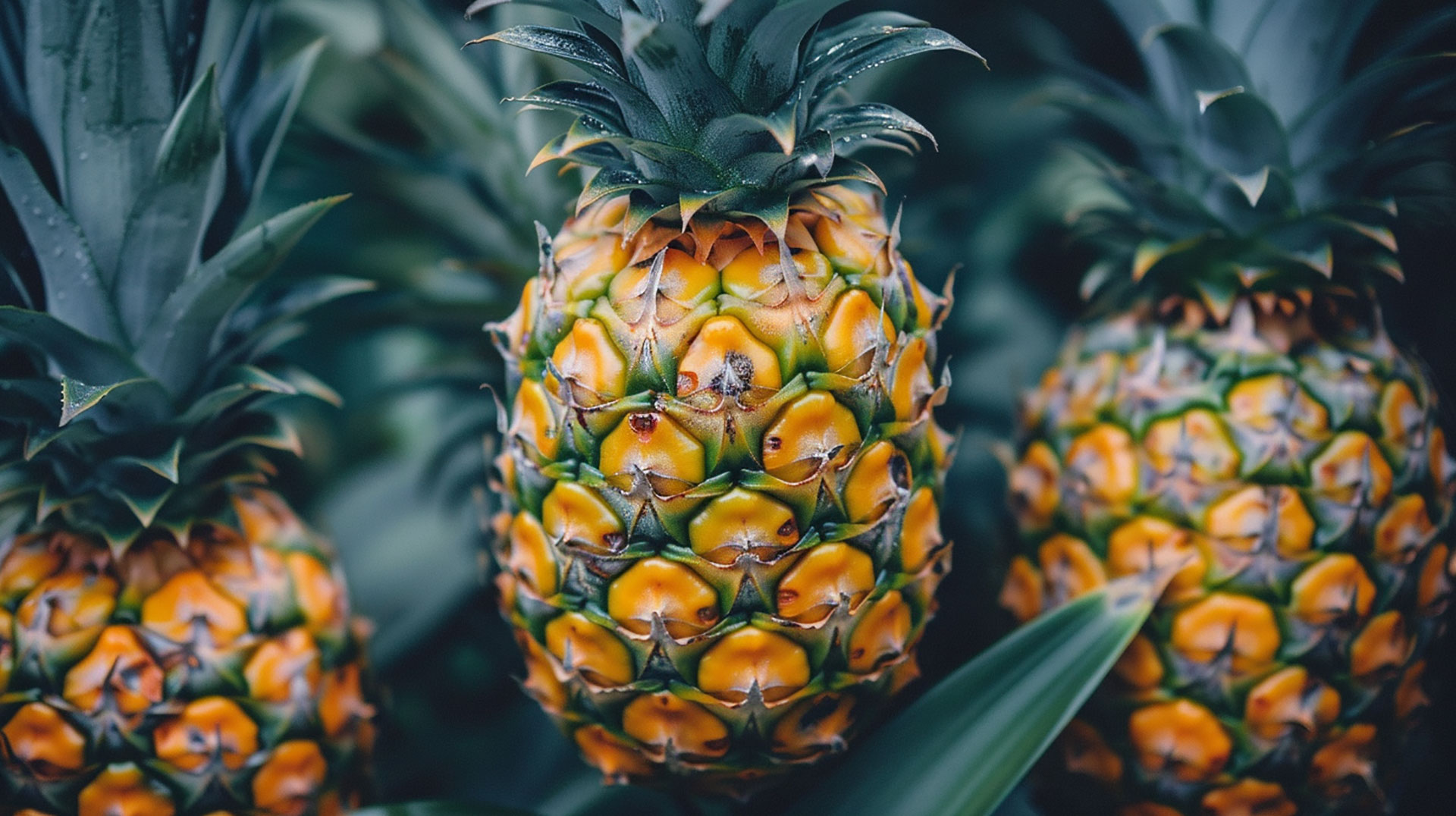 Colorful Pineapple Plant Pictures in 4K Resolution