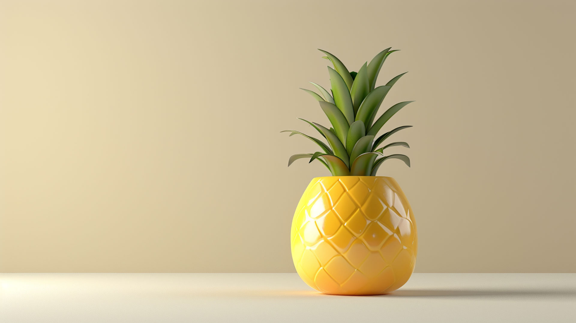 Captivating Pineapple Plant Digital Backgrounds