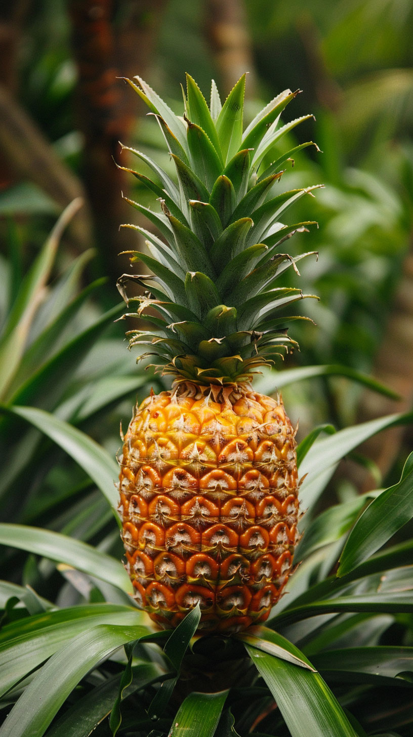 Download Big Pineapple Plant Photos Optimized for Mobile Use