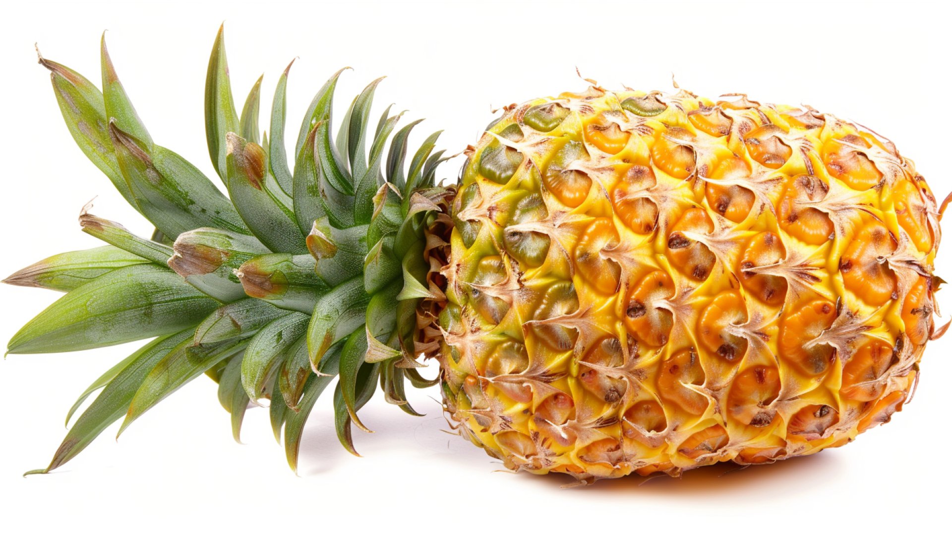 Vibrant Pineapple Stock Image for Your Digital Background